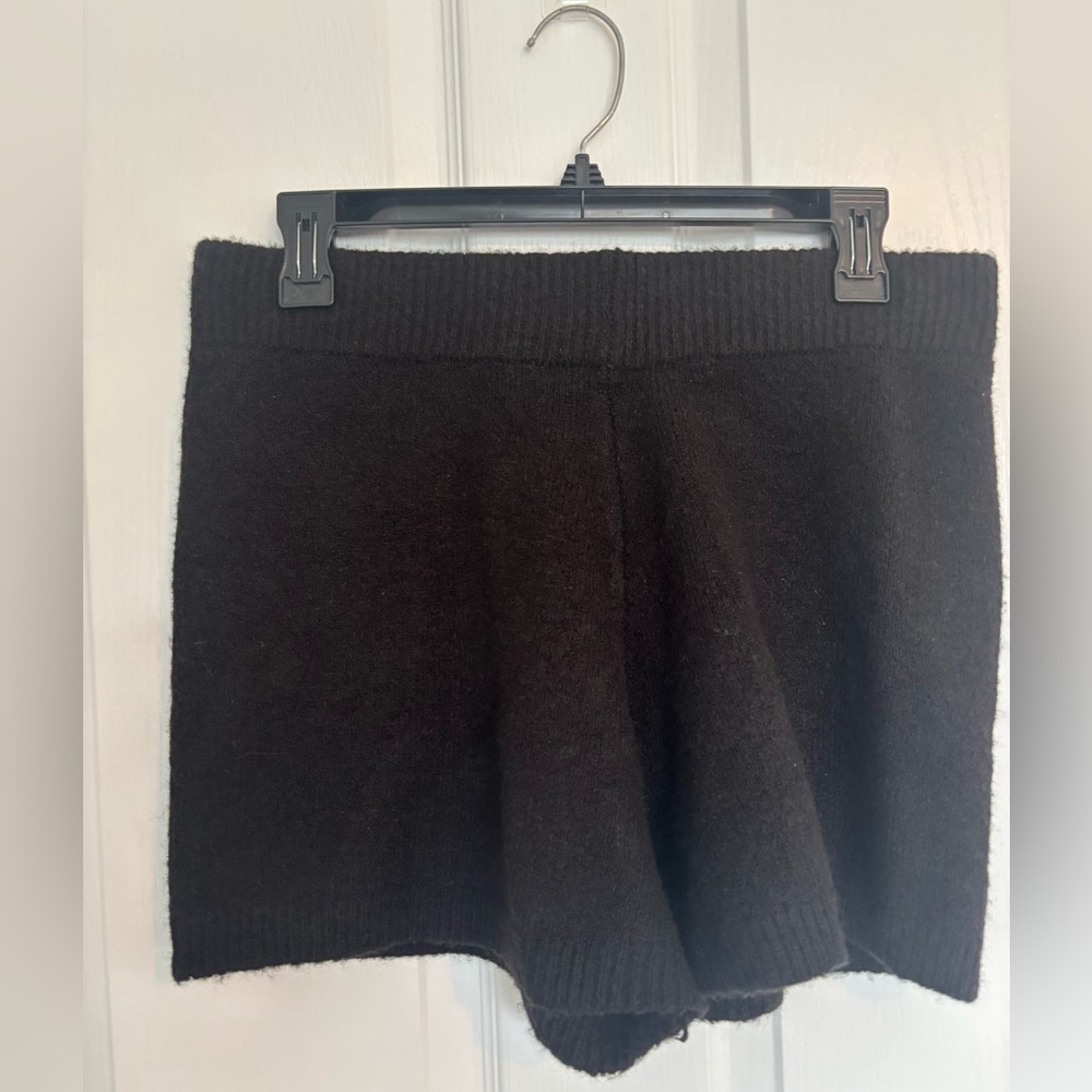 Together Black Knit Skort